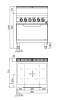 Fourneau vitrocéramique 4 zones + four électrique Série Macros 700 Modèle E7P4/VTR+FE Marque Berto's