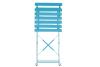 Chaise de terrasse en acier bleu turquoise Modèle GK982