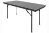 Table rectangulaire pliante grise 1520mm Modèle GC595