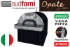 Four Napolitain 5 pizzas Série OPALE Modèle Opale Mini Black Marque Sud forni