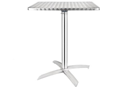 Table carrée à plateau basculant inox 600mm Modèle CG838