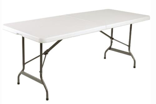 Table pliante au centre blanche 1829mm Modèle L001