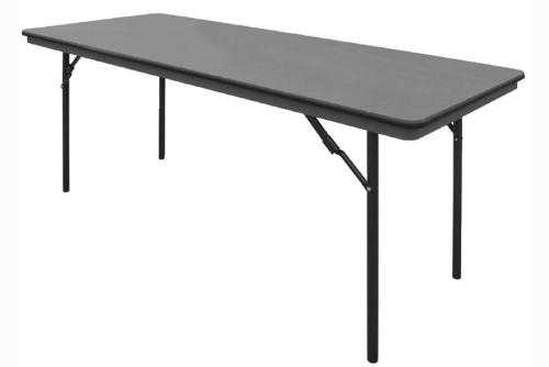 Table rectangulaire pliante grise 1830mm Modèle GC596