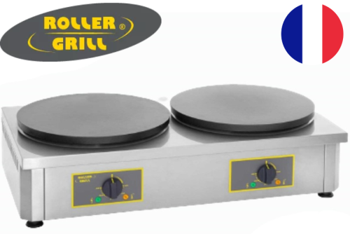 Crêpière double électrique 40 cmØ Modèle CRE400ED Marque Roller Grill