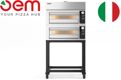 Four 2 x 6 pizzas large série Domitor Pro Modèle 1230L EM marque Oem