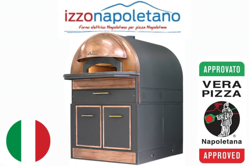Four Napolitain 9 pizzas série Scugnizzonapoletano SCN-9 de marque Izzo
