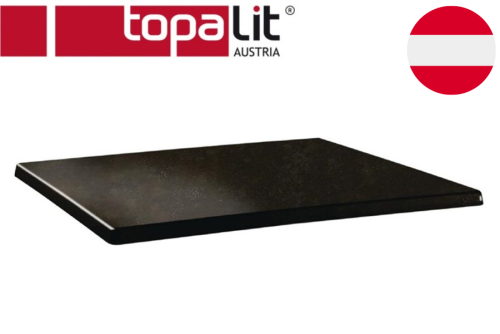 Plateau de table rectangulaire 110 x 70 cm classic line cyprus métal Modèle DR941 Marque Topalit