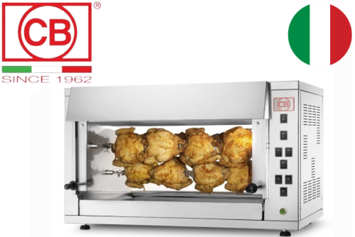 Rôtissoire électrique 12 poulets Modèle E-12P Marque CB